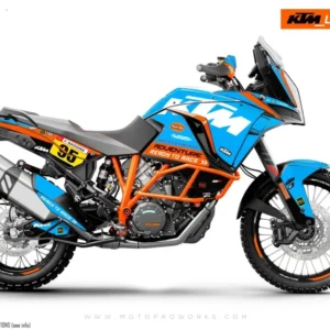 KTM 1290 Super Adventure 2017-2020 GRAFIIKAT - "Waypointer" (Ocean)