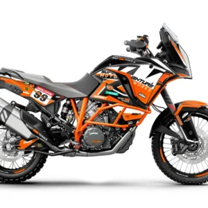 KTM 1290 Super Adventure GRAFIIKAT - "Atlantic" (Musta/Oranssi)