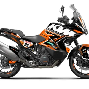 KTM 1290 Super Adventure GRAFIIKAT - "Atlantic" (Musta/Oranssi)