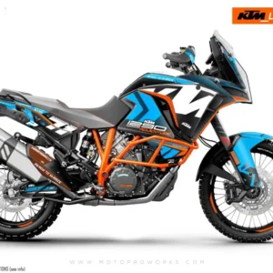 KTM 1290 Super Adventure GRAFIIKAT - "Rasorblade" (Sininen)