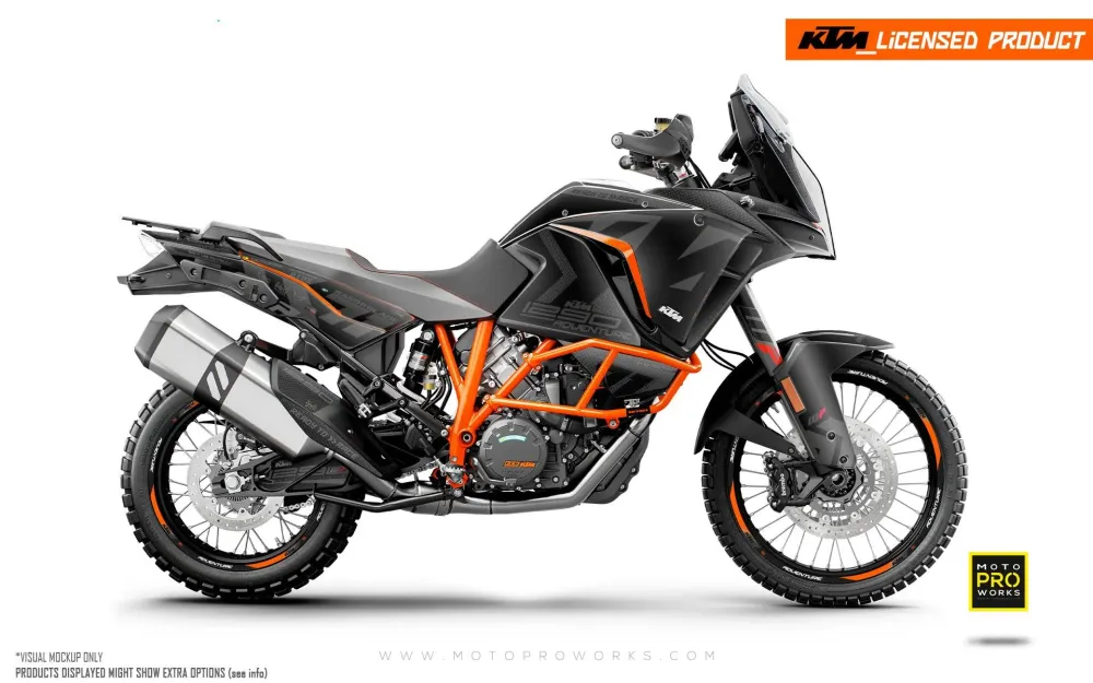 KTM 1290 Super Adventure GRAFIIKAT - "Rasorblade" (Stealth)