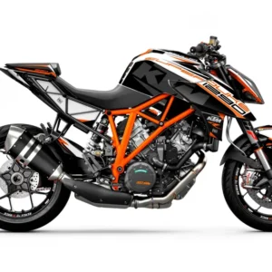 KTM 1290 Super Duke R 2014-2019 GRAFIIKAT - "Torque" (Valkoinen/Musta/Oranssi)