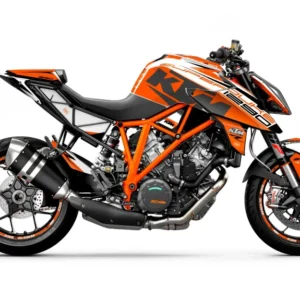 KTM 1290 Super Duke R 2014-2019 GRAFIIKAT - "Torque" (Valkoinen/Oranssi)