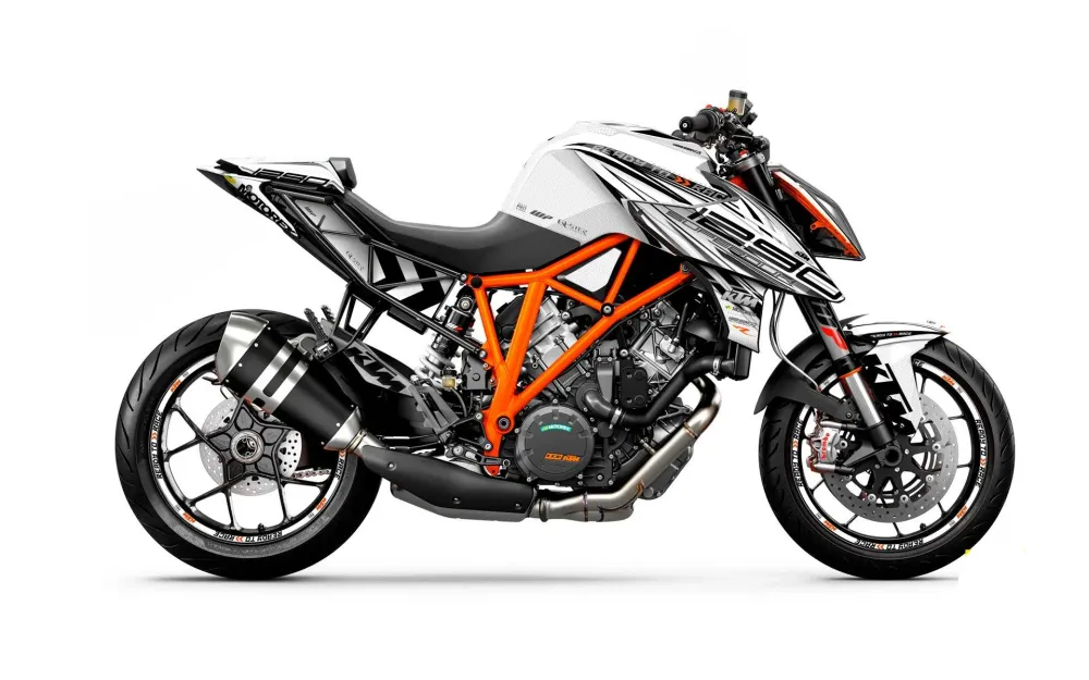 KTM 1290 Super Duke R 2014-2019 - "Vortex" (Valkoinen)