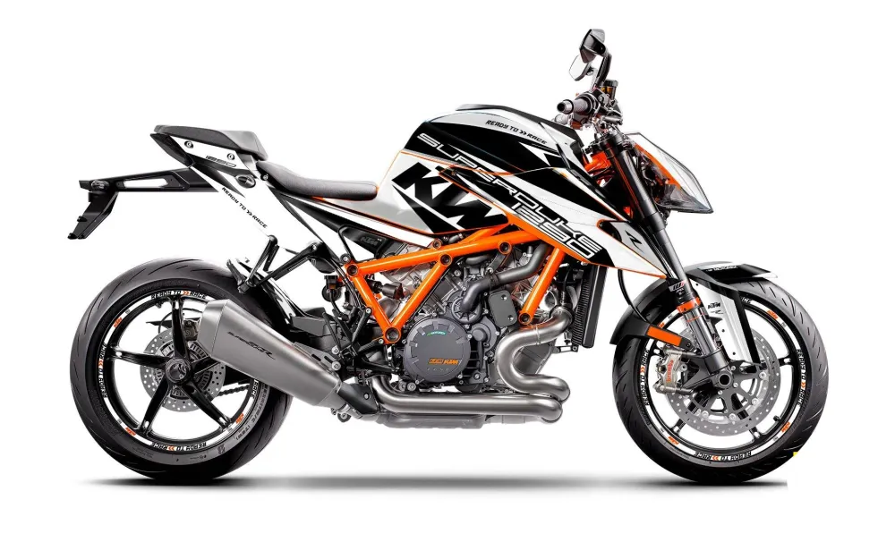 KTM 1290 Super Duke R 2020-2023 - "Torque" (Valkoinen/Musta)