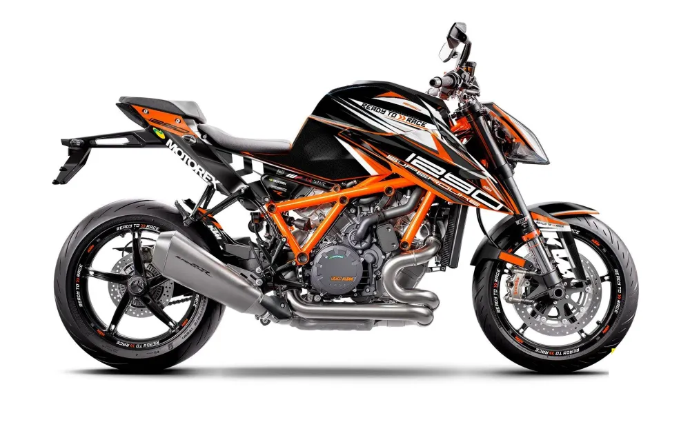 KTM 1290 Super Duke R 2020-2023 - "Vortex" (Musta/Oranssi)