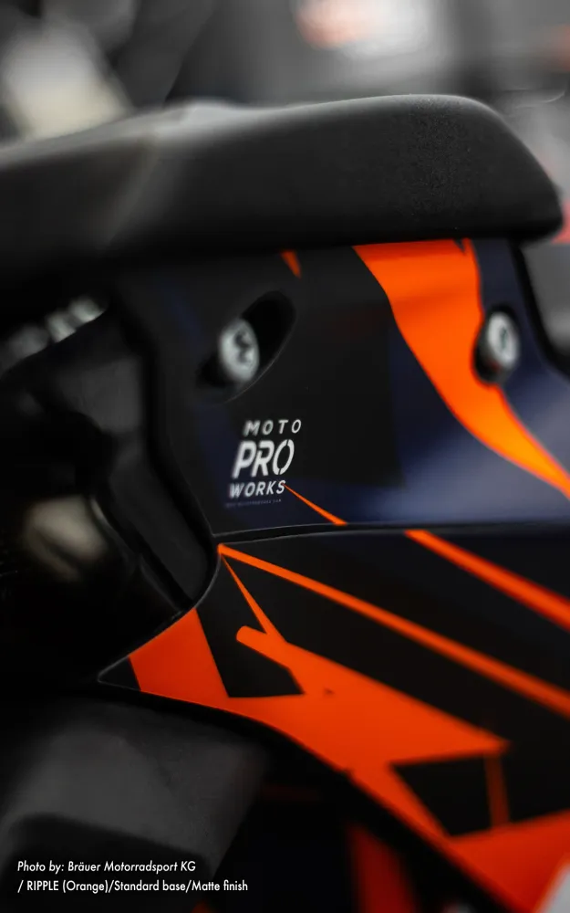 KTM 1290 Super Duke R GRAFIIKAT - "Ripple" (Oranssi)