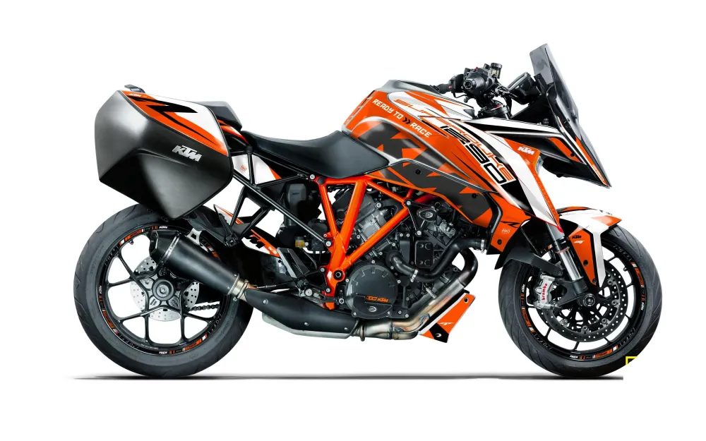 KTM 1290 Super Duke GT GRAFIIKAT - "Torque" (White/Orange)