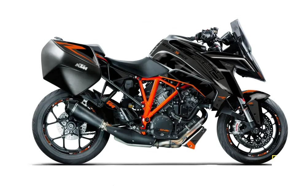 KTM 1290 Super Duke GT GRAFIIKAT - "Torque" (Harmaa/Musta)