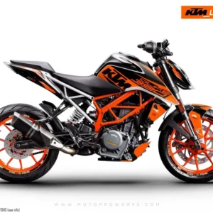 KTM 200 Duke GRAFIIKAT - "Torque" (Oranssi)