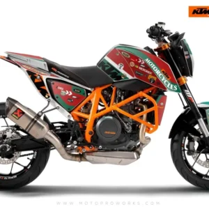 KTM 690 Duke GRAFIIKAT - "Regera" (Red/Green)