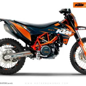 KTM 690 Enduro GRAFIIKAT - "Colibri" (Oranssi/Gradient)