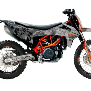 KTM 690 Enduro GRAFIIKAT - "Flake" (Musta/Harmaa)