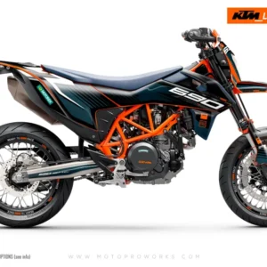 KTM 690 Enduro GRAFIIKAT - "Fuel" (Oranssi/Sininen)