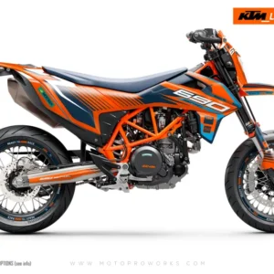 KTM 690 Enduro GRAFIIKAT - "Fuel" (Oranssi/Sininen)