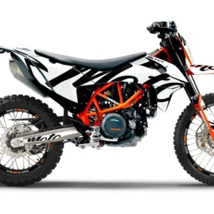 KTM 690 Enduro GRAFIIKAT - "Script" (Valkoinen)