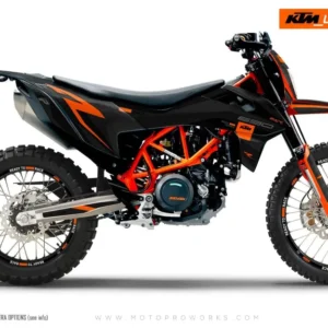 KTM 690 Enduro R GRAFIIKAT - "Torque Reloaded" (Musta/Oranssi)