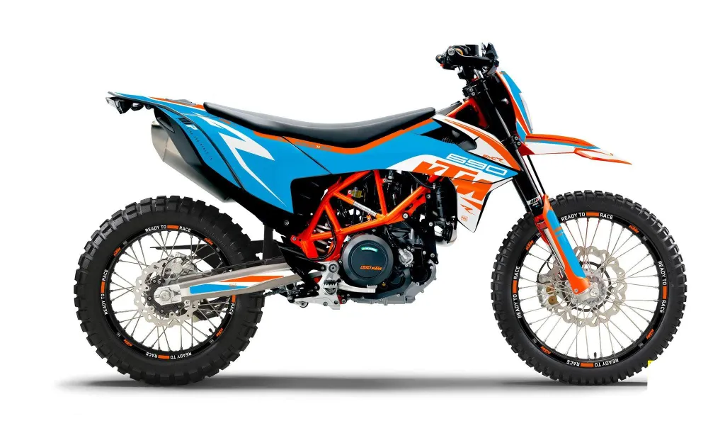 KTM 690 Enduro R GRAFIIKAT - "Torque" (Valkoinen/Sininen/Oranssi)