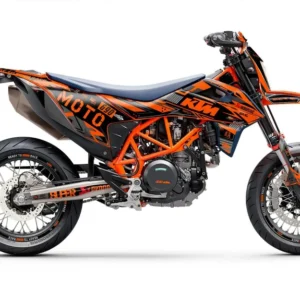 KTM 690 SMC-R GRAFIIKAT - "Phantom" (Oranssi)