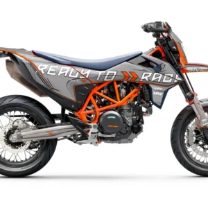 KTM 690 SMC-R GRAFIIKAT - "Ready2Race-Trace" (Harmaa)