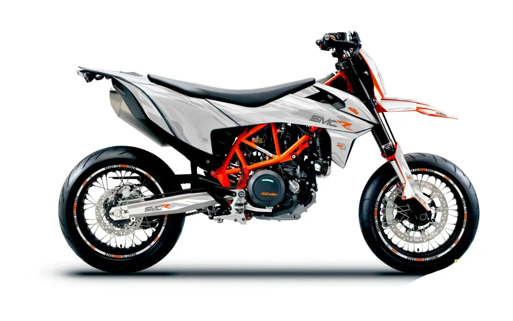 KTM 690 SMC-R GRAFIIKAT - "Ripple" (Valkoinen)