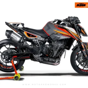 KTM 790 Duke GRAFIIKAT - "Rasorblade" (Black/Orange)