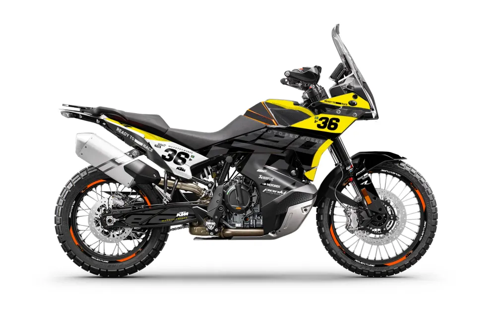 KTM 790/890 Adventure R/S GRAFIIKAT - "Frontier" (Harmaa/Keltainen)