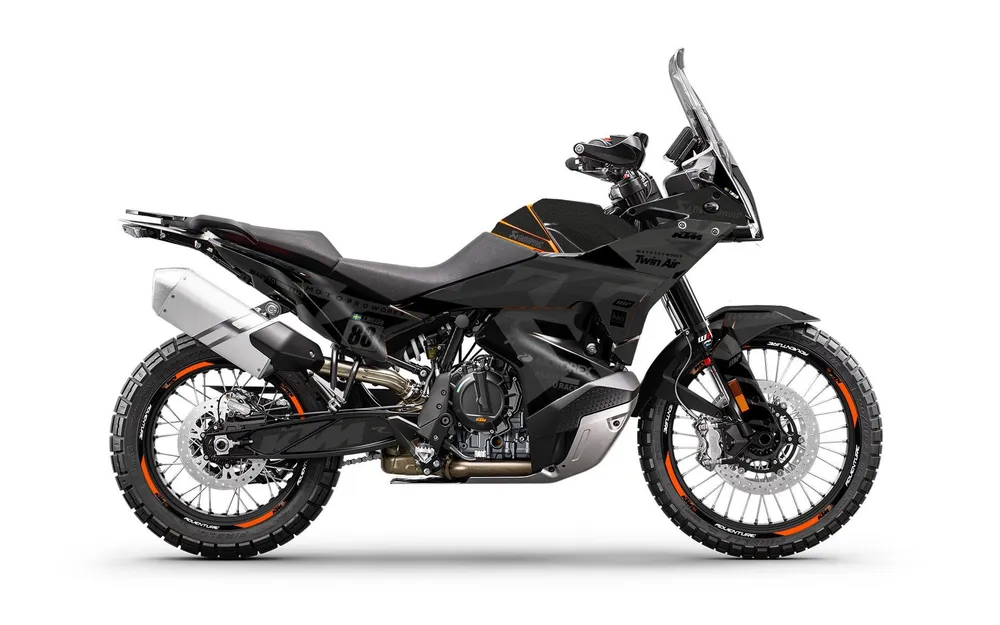 KTM 790/890 Adventure R/S GRAFIIKAT - "Nomadic" (Musta)