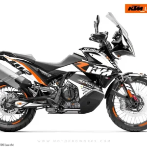 KTM 790/890 Adventure R/S GRAFIIKAT - "RR-Tech" (Valkoinen)