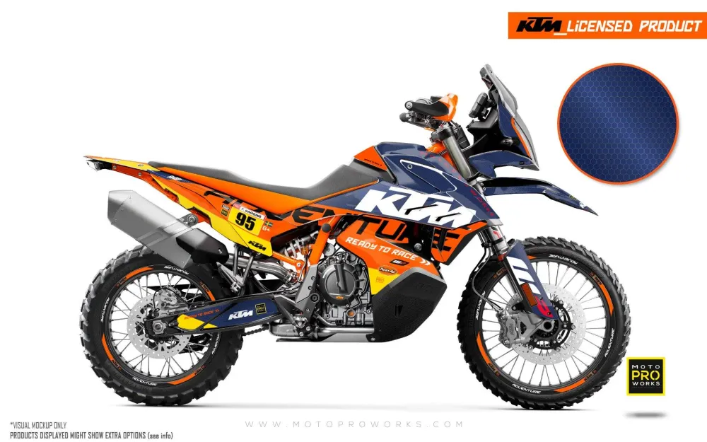 KTM 790/890 Adventure R/S GRAFIIKAT - "Waypointer" (Dawn/Honeycomb)