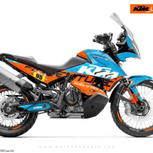 KTM 790/890 Adventure R/S GRAFIIKAT - "Waypointer" (Ocean)