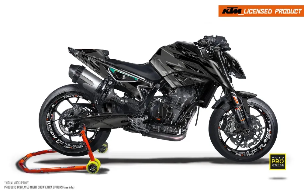 KTM 790/890 Duke GRAFIIKAT - "Fractal" (Musta)