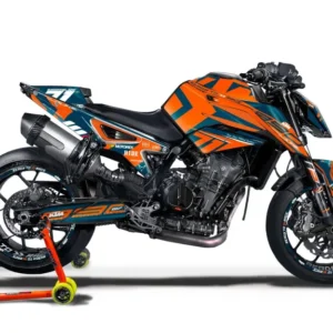 KTM 790/890 Duke GRAFIIKAT - "Rasorblade" (Sininen/Oranssi)