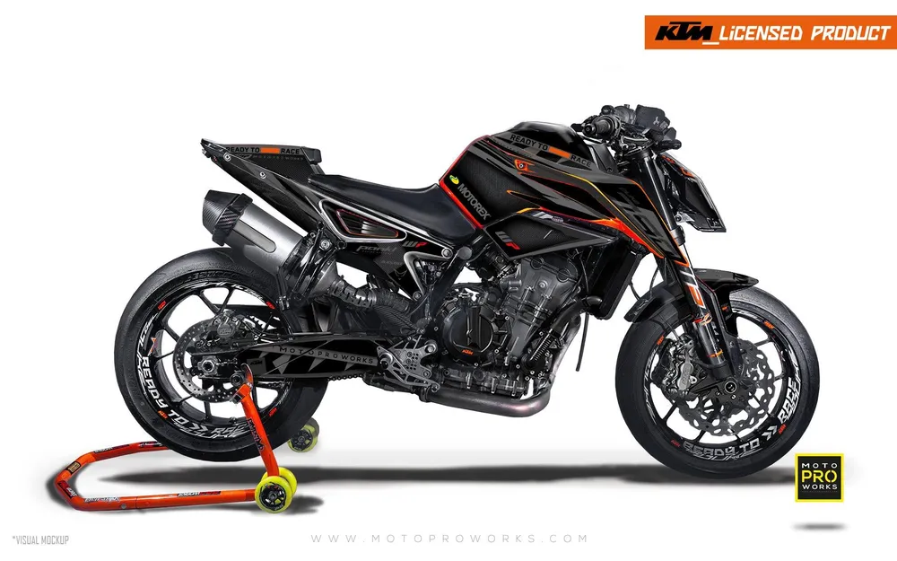 KTM 790/890 Duke GRAFIIKAT - "Scalpel" (Musta)