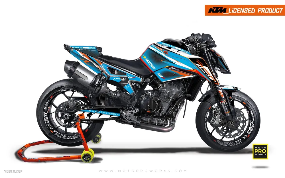KTM 790/890 Duke GRAFIIKAT - "Scalpel" (Sininen)
