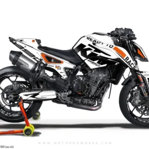 KTM 790/890 Duke GRAFIIKAT - "Sector" (Valkoinen)