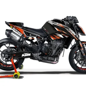 KTM 790/890 Duke GRAFIIKAT - "Vortex" (Musta/Oranssi)