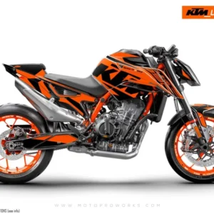 KTM 890 Duke R GRAFIIKAT - "Torque" (Oranssi)