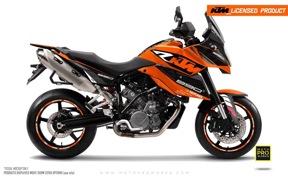 KTM 990 SM / SMR / SMT GRAFIIKAT - "RR-Tech" (Oranssi)