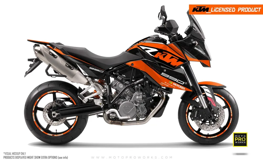 KTM 990 SM / SMR / SMT GRAFIIKAT - "RR-Tech" (Oranssi)