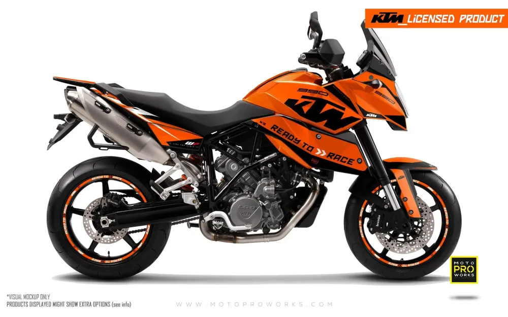 KTM 990 SM / SMR / SMT GRAFIIKAT - "Torque" (Oranssi)