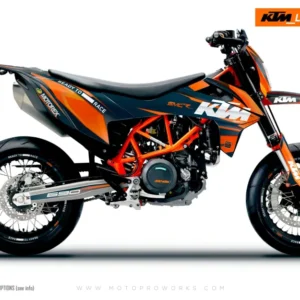 KTM GRAFIIKAT - 690 SMC-R "Colibri" (Oranssi/Gradient)