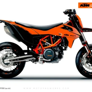 KTM GRAFIIKAT - 690 SMC-R "Fade" (Oranssi)