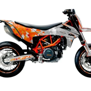 KTM GRAFIIKAT - 690 SMC-R "Flake" (Oranssi/Harmaa)