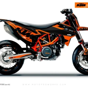 KTM GRAFIIKAT - 690 SMC-R "Mounty" (Black/Orange)