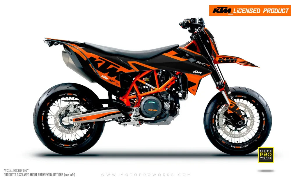 KTM GRAFIIKAT - 690 SMC-R "Mounty" (Black/Orange)