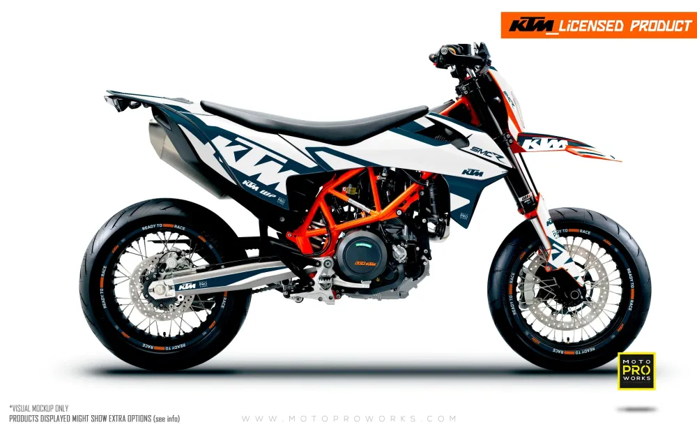 KTM GRAFIIKAT - 690 SMC-R "Mounty" (Blue/White)