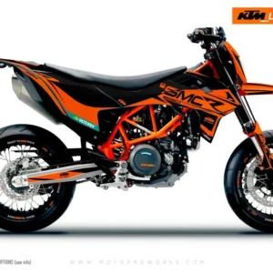 KTM GRAFIIKAT - 690 SMC-R "Racer" (Black/Orange)