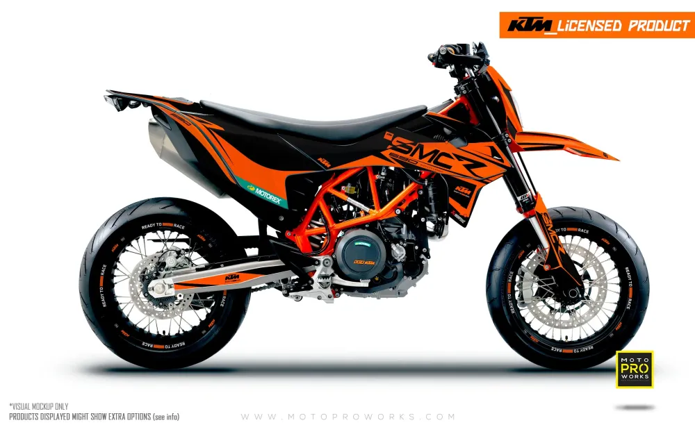 KTM GRAFIIKAT - 690 SMC-R "Racer" (Black/Orange)