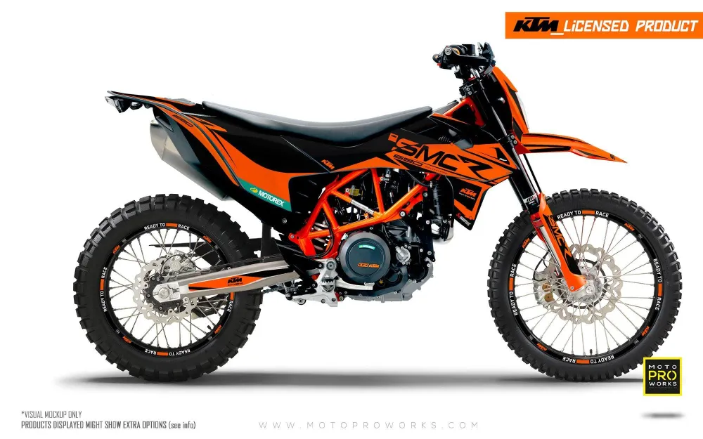 KTM GRAFIIKAT - 690 SMC-R "Racer" (Black/Orange)